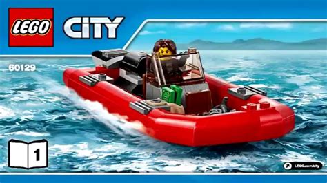 LEGO City Police 60129 Police Patrol Boat 2016 (Instruction Booklet ...