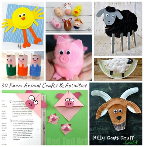 30 Farm Animal Crafts & Activities – The Pinterested Parent