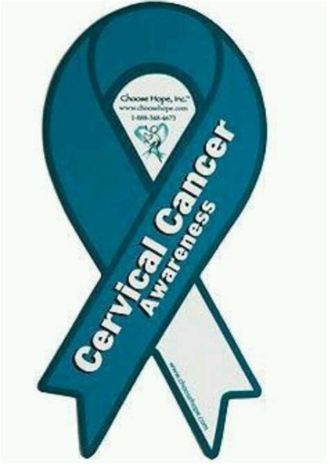 Cervical Cancer Ribbon - ClipArt Best