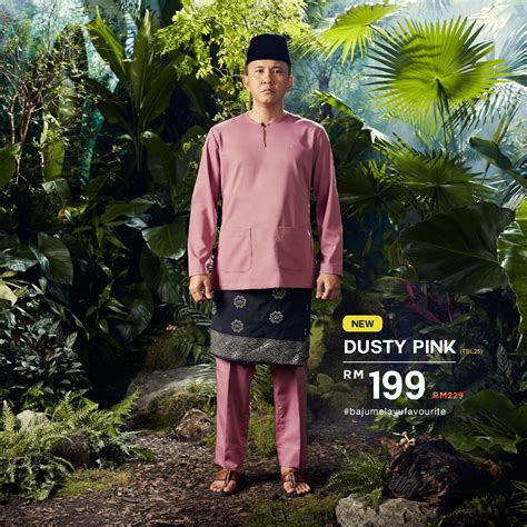 Baju Melayu Teluk Belanga (Dusty Pink) - Bulan Bintang Online