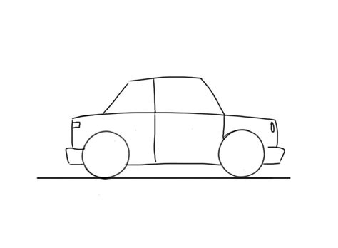 Easy Car To draw for kids Simple Car Drawing, Car Drawing Kids, Car ...