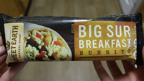 Sweet Earth Big Sur Breakfast Burrito Taste Test (vegan burrito review ...