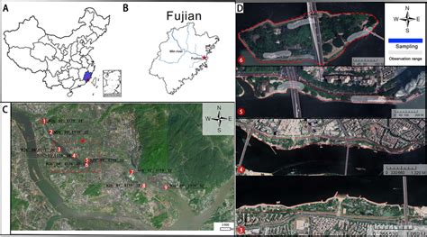 Location map of Fuzhou in China (A). Location of Fuzhou city in ...