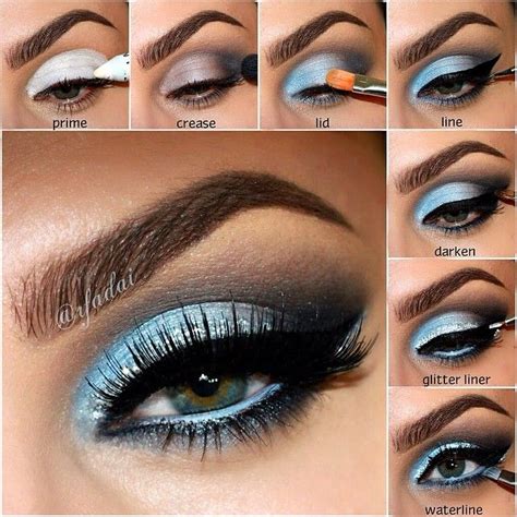 Blue eyeshadow Tutorial | makeup | Pinterest