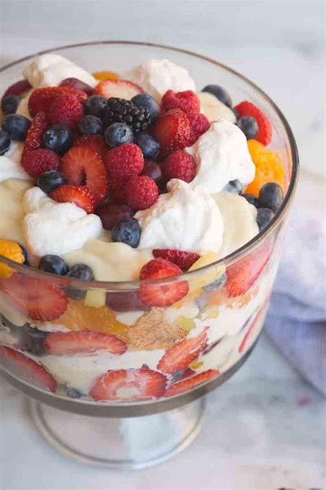 Angel Food Cake Fruit Trifle | - Tastes Better From Scratch