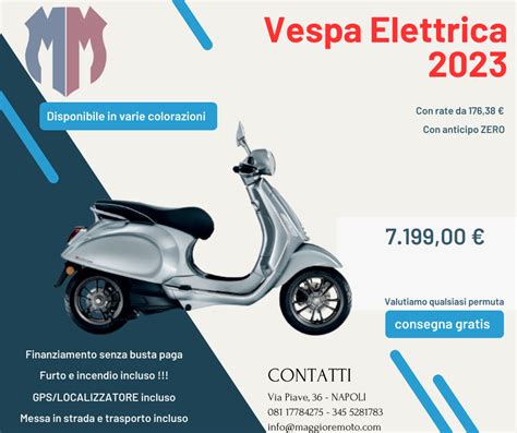 Vespa Elettrica 2023 - Maggiore Moto