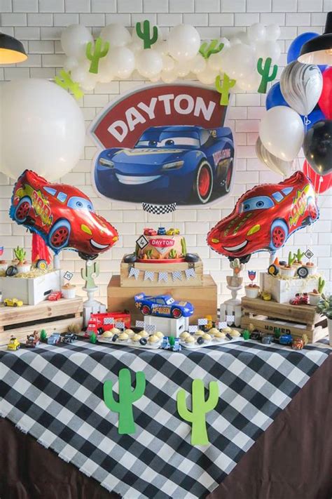 Kara's Party Ideas Lightning McQueen Cars Birthday Party | Kara's Party ...