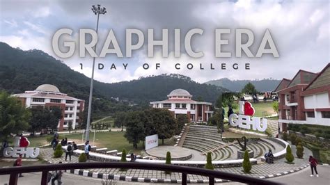 1st Day of my College😍👍🏻 | GRAPHIC ERA HILL UNIVERSITY BHIMTAL | - YouTube