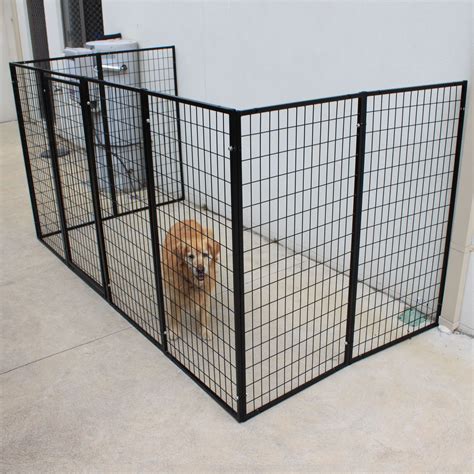 Tatayosi Large Outdoor Metal Puppy Dog Run Fence/Iron Pet Dog Playpen ...