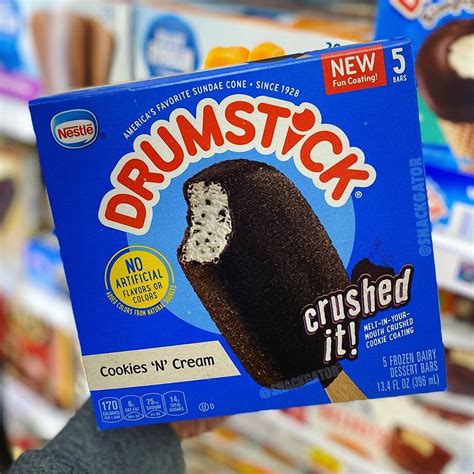 Drumstick’s New Crushed It! Ice Cream Bars Are Covered in a Cookie Coating