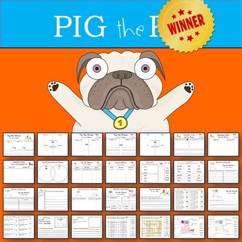 Pig the Winner Story Companion: Print and Go Literacy Activities. by ...