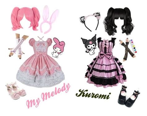 Cute My Melody and Kuromi Accessories