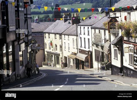 Ruthin Town Centre Denbighshire Clwyd Wales UK 11032SB Stock Photo - Alamy