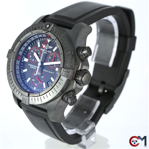 45mm Breitling Avenger Seawolf Blacksteel M73390 Chronograph Limited ...