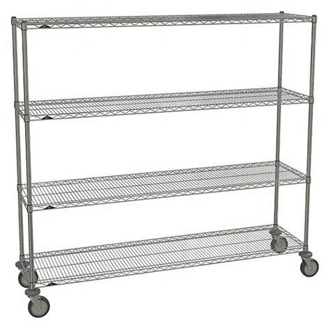 METRO, 72 in x 18 in x 69 in, Dry, Wire Shelving Unit - 45TY49|1872NC-4 ...