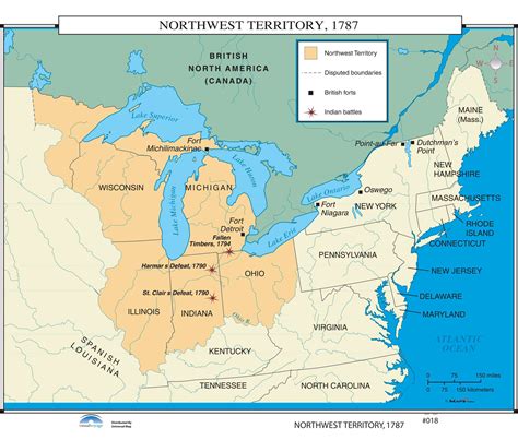 #018 Northwest Territory, 1787 - The Map Shop