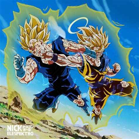 Majin Vegeta Vs Goku ssj 2 | Anime dragon ball, Anime dragon ball super ...