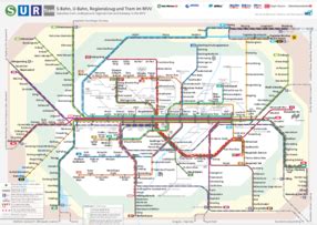 Munich Public Transportation Map - Transport Informations Lane