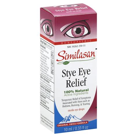 Similasan Healthy Relief Stye Eye Relief, Sterile Eye Drops, 0.33 fl oz ...