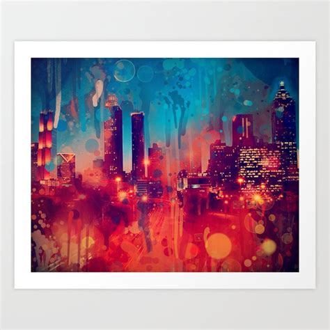 Graffiti Atlanta Art Print by Danielle DePalma | Society6