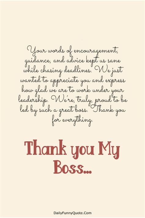 115 Appreciation Quotes for Boss | Best Thank You Messages For Boss ...