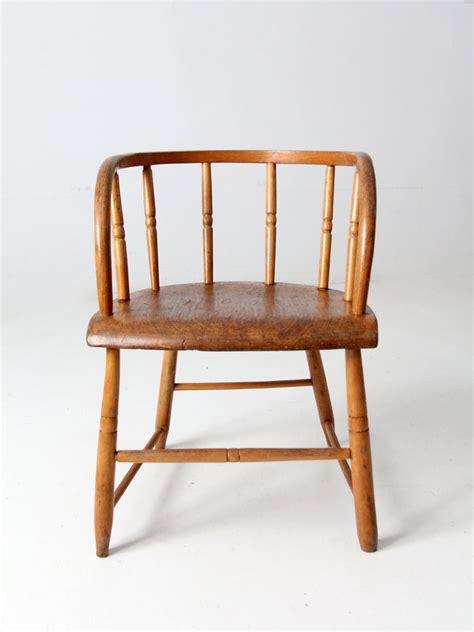 antique barrel back chair – 86 Vintage