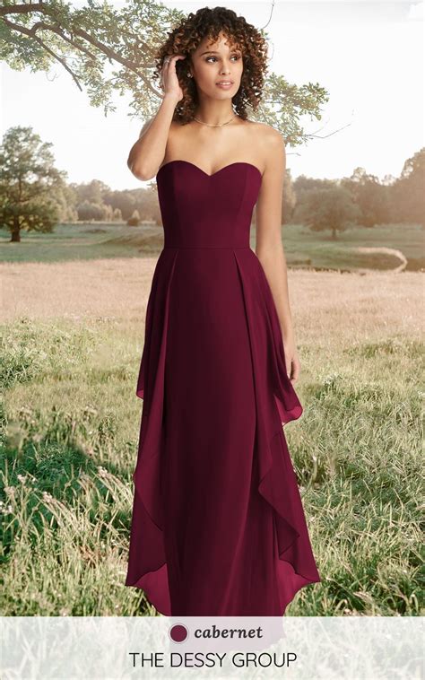 Mismatched Wine Red Bridesmaid Dresses | Wine bridesmaid dresses, Wine ...