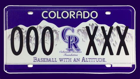 Rockies License Plates | Colorado Rockies