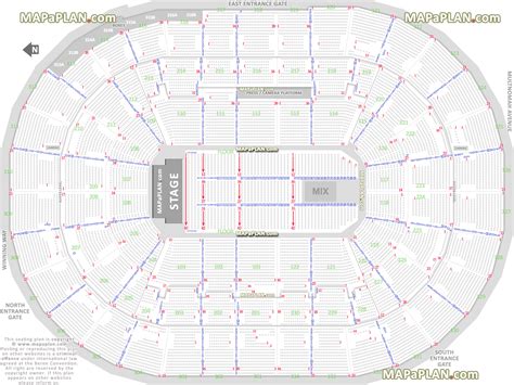 Moda Center Seating Chart With Seat Numbers – Two Birds Home