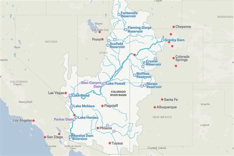 Colorado River Basin - Felt Map Gallery