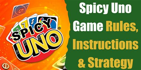 Spicy Uno Game | Rules, Instructions & Strategy - Bar Games 101