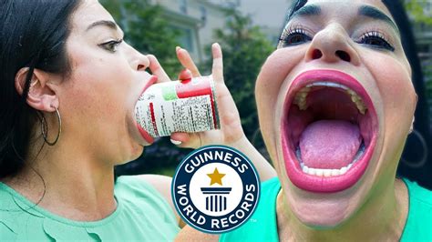 Woman with the largest mouth breaks Guinness World Record