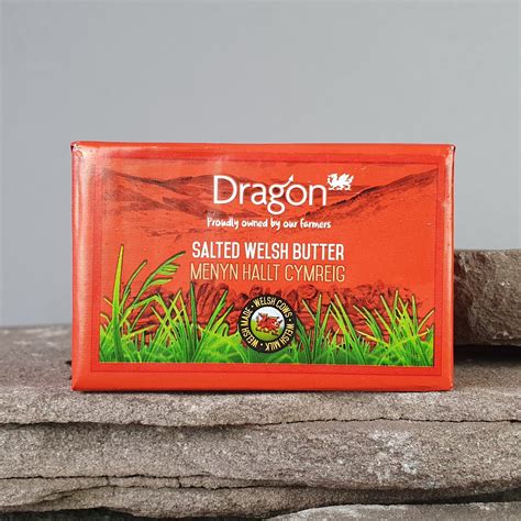 Welsh Dragon Salted Butter, Welsh Butter, Fine Food From Wales