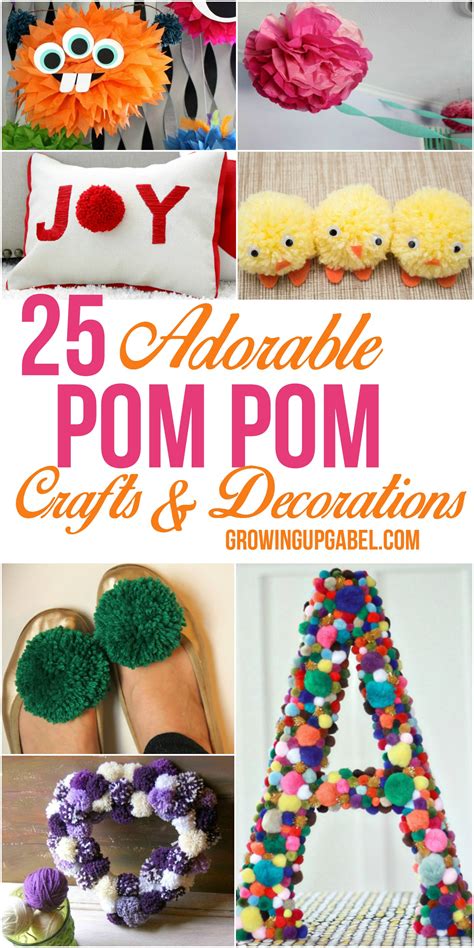 25 Adorable Pom Pom Crafts and Decorations