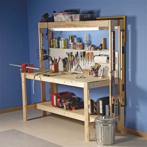 Family handyman simple workbench ~ Make a workbench out of wood