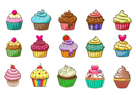 Cupcake Vector Art, Icons, and Graphics for Free Download