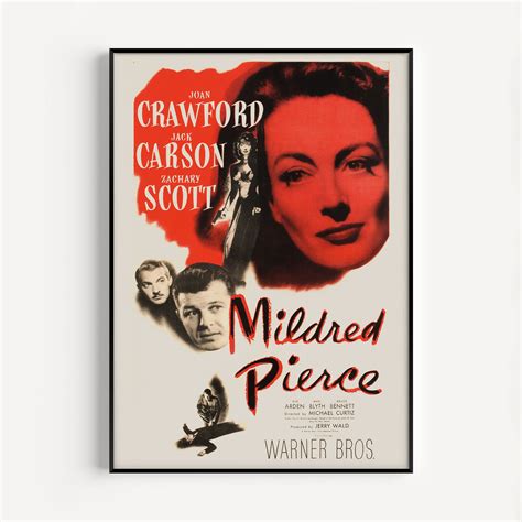 MILDRED PIERCE Movie Poster CLASSIC Movie Poster High - Etsy Canada