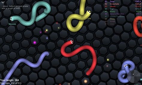 Slither.io, el revival para Android del mítico juego de la Serpiente