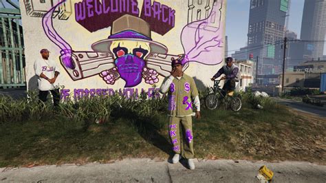 Ballas Hood Day - Gang Outfit for Franklin - GTA5-Mods.com