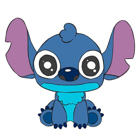 How to Draw Stitch - Easy Drawing Tutorial For Kids