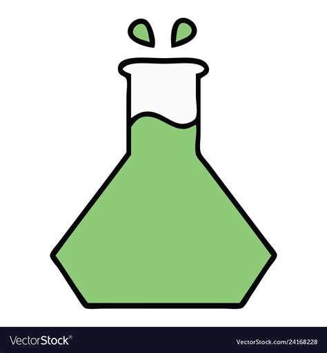 Cute cartoon science experiment Royalty Free Vector Image