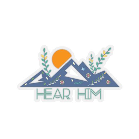 Hear Him LDS Christian Sticker - Etsy