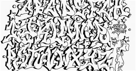 Graffitie: alphabet graffiti stencils