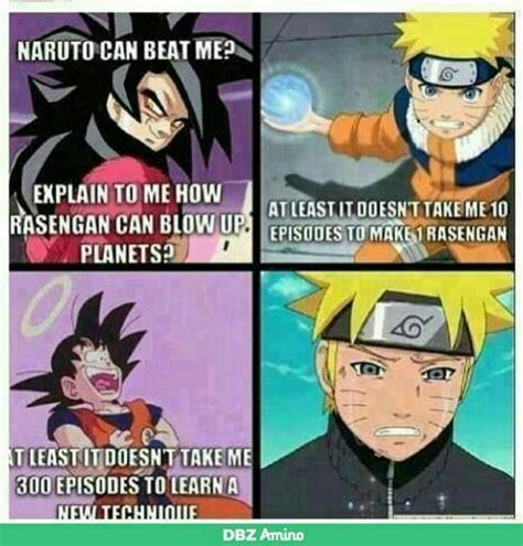 Meme Goku Vs Naruto Goku Always Beats Naruto By Dbzcouplesforever | Hot ...