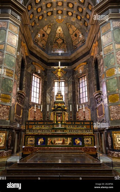 Florence, Italy - circa July 2021. Medici Chapels interior - Cappelle ...