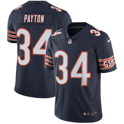 Walter Payton Chicago Bears Nike Retired Player Vapor Untouchable ...