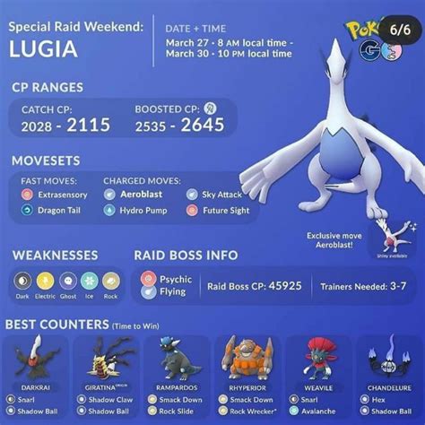 Pokemon Go Raid - Lugia | Shopee Malaysia