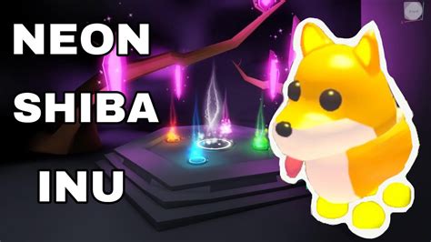 MAKING NEON SHIBA INU | Roblox Adopt Me - YouTube