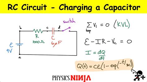 Rc Circuit Charging A Capacitor – Otosection