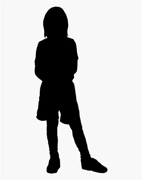 Silhouettes Of Children - Kid Silhouette Png , Free Transparent Clipart ...